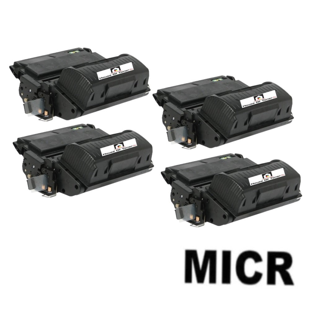 Compatible Toner Cartridge Replacement for HP Q5942X (42X) High Yield Black (20K YLD) 4-Pack (W/Micr) Compatible Toner Cartridge Replacement for HP Q5942X (42X) High Yield Black (20K YLD) 4-Pack (W/Micr)