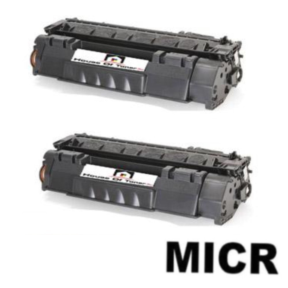 Compatible Toner Cartridge Replacement for HP Q5949A (49A) Black (2.5K YLD) 2-Pack (W/Micr) Compatible Toner Cartridge Replacement for HP Q5949A (49A) Black (2.5K YLD) 2-Pack (W/Micr)