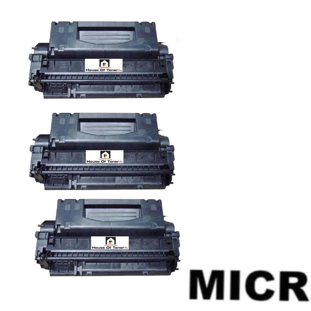 Compatible Toner Cartridge Replacement for HP Q5949X (49X) High Yield Black (6K YLD) 3-Pack (W/Micr) Compatible Toner Cartridge Replacement for HP Q5949X (49X) High Yield Black (6K YLD) 3-Pack (W/Micr)