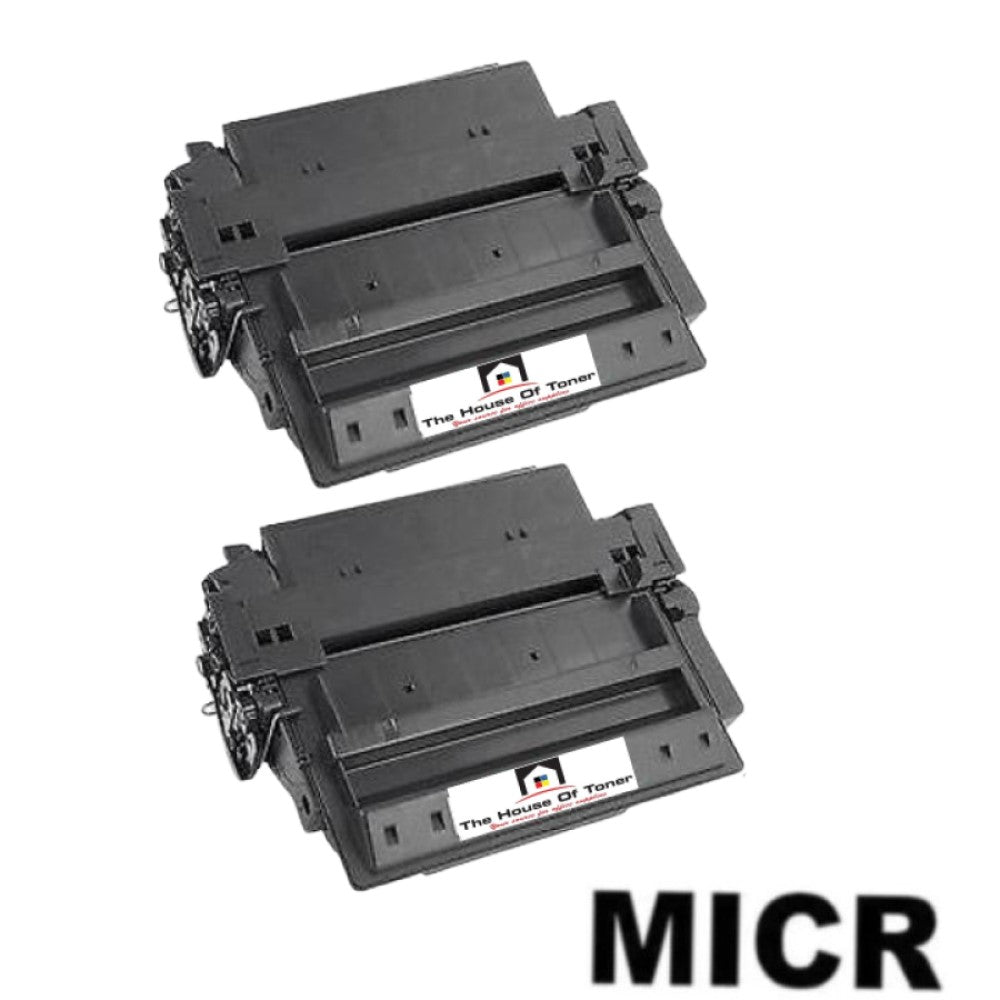 Compatible Toner Cartridge Replacement for HP Q6511X (11X) High Yield Black (12K YLD) 2-Pack (W/Micr) Compatible Toner Cartridge Replacement for HP Q6511X (11X) High Yield Black (12K YLD) 2-Pack (W/Micr)