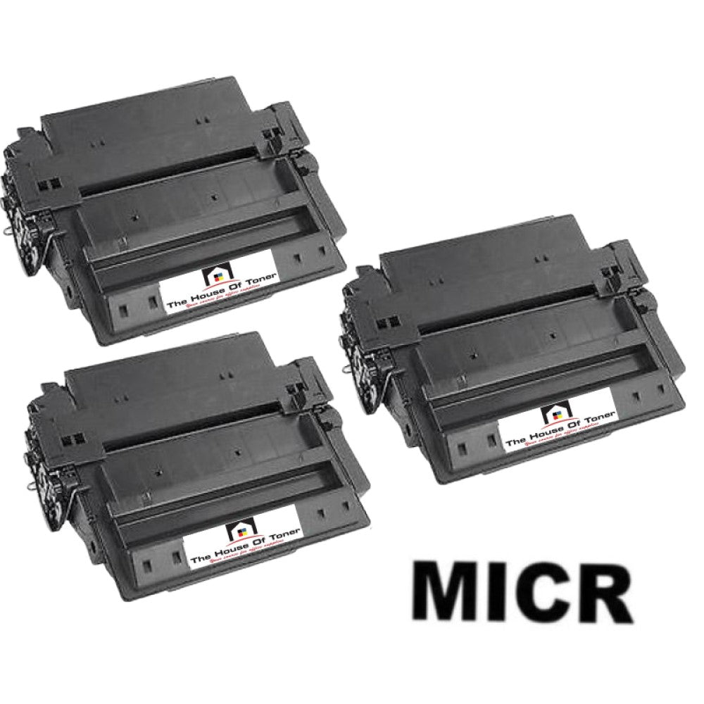 Compatible Toner Cartridge Replacement for HP Q6511X (11X) High Yield Black (12K YLD) 3-Pack (W/Micr) Compatible Toner Cartridge Replacement for HP Q6511X (11X) High Yield Black (12K YLD) 3-Pack (W/Micr)