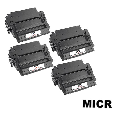 Compatible Toner Cartridge Replacement for HP Q6511X (11X) High Yield Black (12K YLD) 4-Pack (W/Micr)