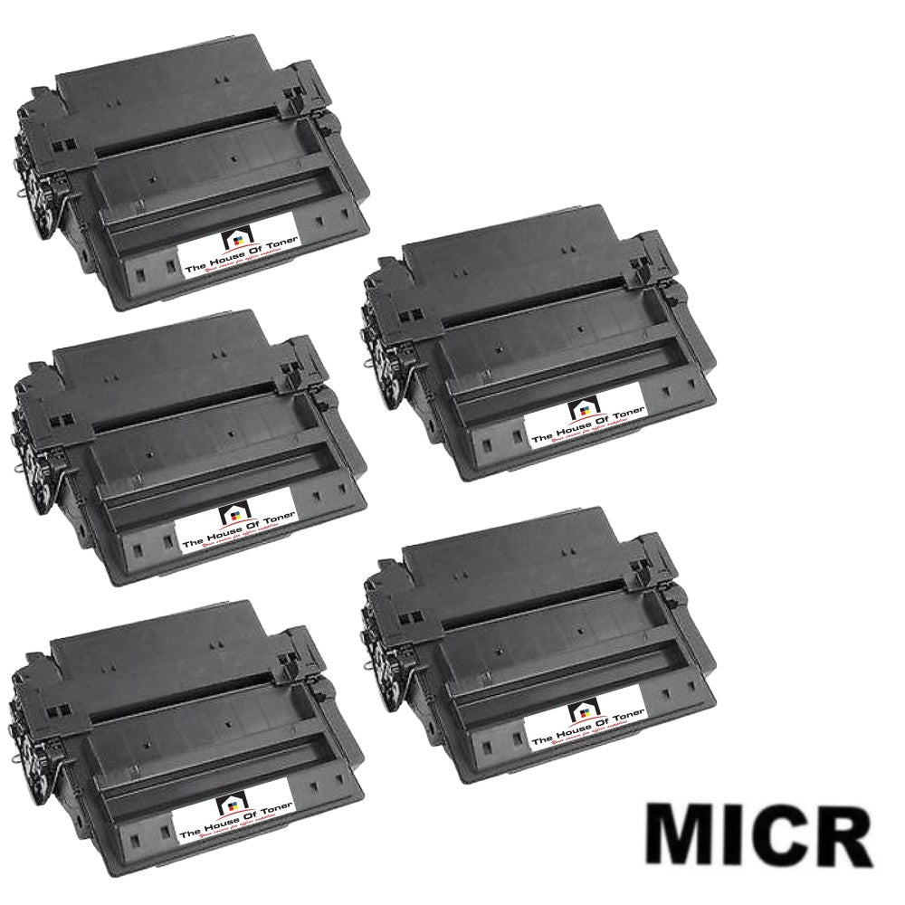 Compatible Toner Cartridge Replacement for HP Q6511X (11X) High Yield Black (12K YLD) 5-Pack (W/Micr) Compatible Toner Cartridge Replacement for HP Q6511X (11X) High Yield Black (12K YLD) 5-Pack (W/Micr)