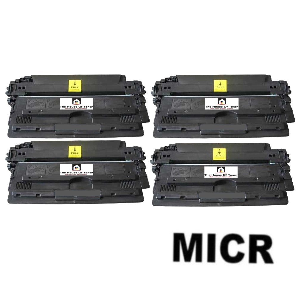 Compatible Toner Cartridge Replacement for HP Q7516A (16A) Black (12K YLD) 4-Pack (W/Micr) Compatible Toner Cartridge Replacement for HP Q7516A (16A) Black (12K YLD) 4-Pack (W/Micr)