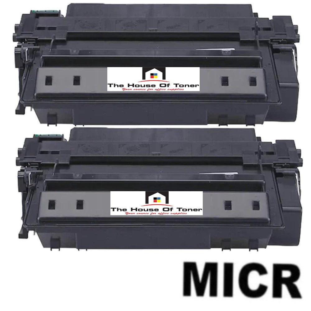 Compatible Toner Cartridge Replacement for HP Q7551X (51X) High Yield Black (13K YLD) 2-Pack (W/Micr) Compatible Toner Cartridge Replacement for HP Q7551X (51X) High Yield Black (13K YLD) 2-Pack (W/Micr)