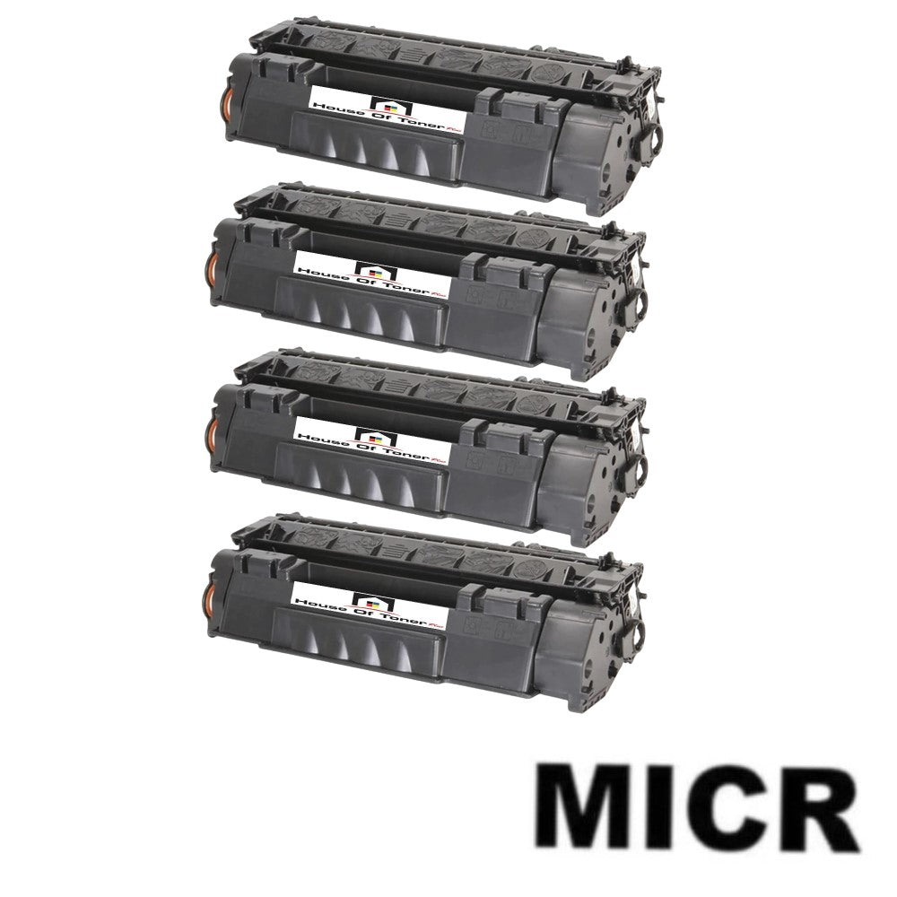 Compatible Toner Cartridge Replacement for HP Q7553X (53X) High Yield Black (7K YLD) 4-Pack (W/Micr) Compatible Toner Cartridge Replacement for HP Q7553X (53X) High Yield Black (7K YLD) 4-Pack (W/Micr)