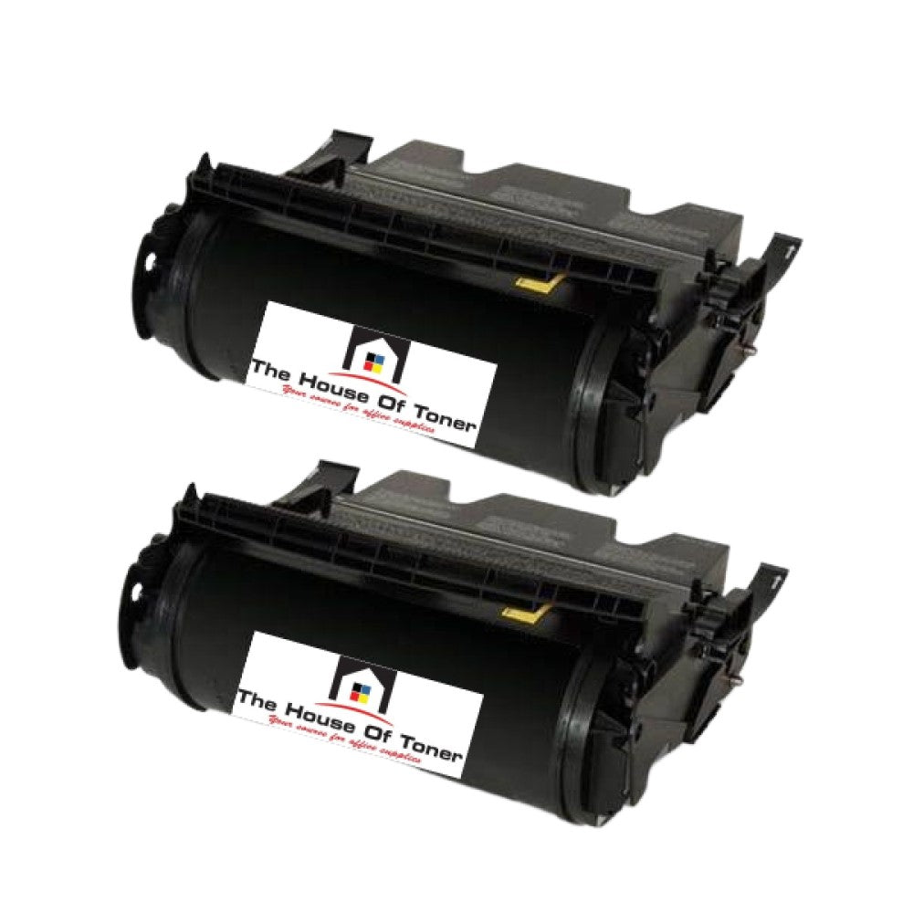 Compatible Toner Cartridge Replacement for Lexmark T650H21A (High Yield Black) 25K YLD (2-Pack)