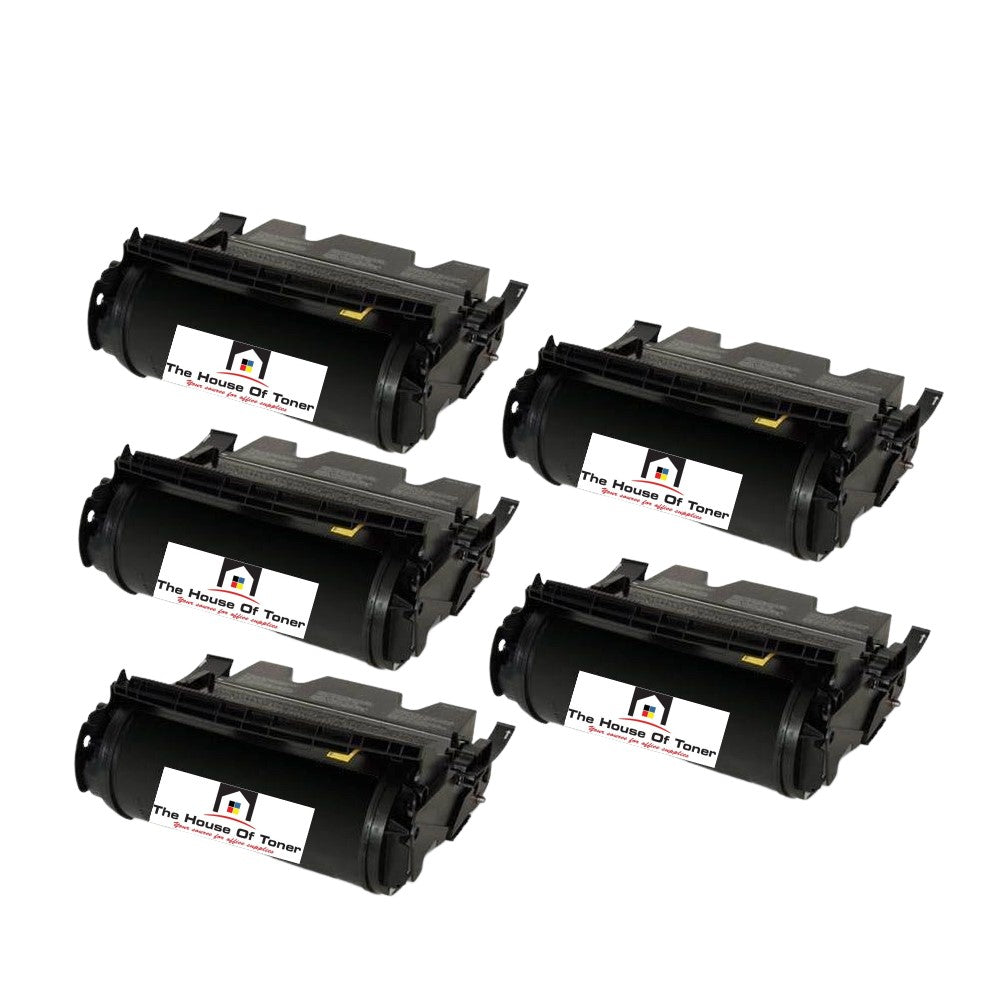 Compatible Toner Cartridge Replacement for Lexmark T650H21A (High Yield Black) 25K YLD (5-Pack) Compatible Toner Cartridge Replacement for Lexmark T650H21A (High Yield Black) 25K YLD (5-Pack)