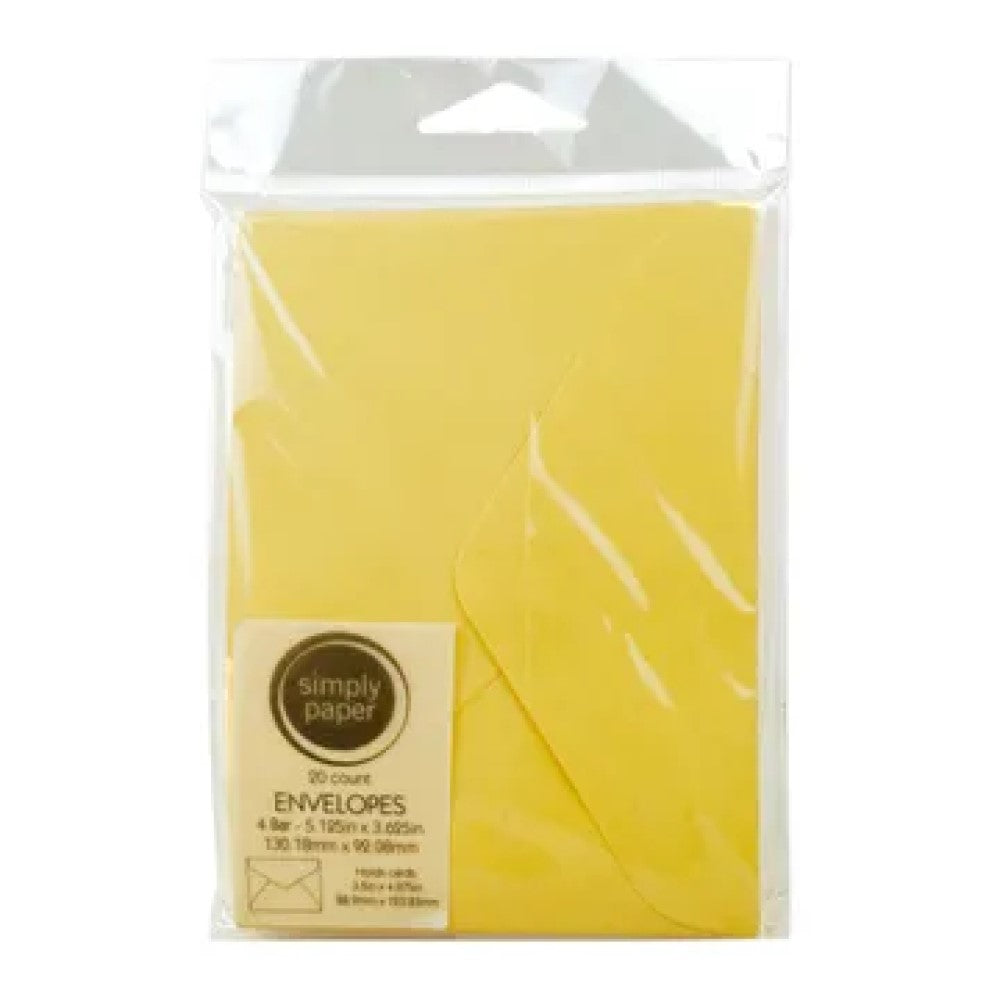 AF556 20 Count Light Yellow Envelope AF556 20 Count Light Yellow Envelope