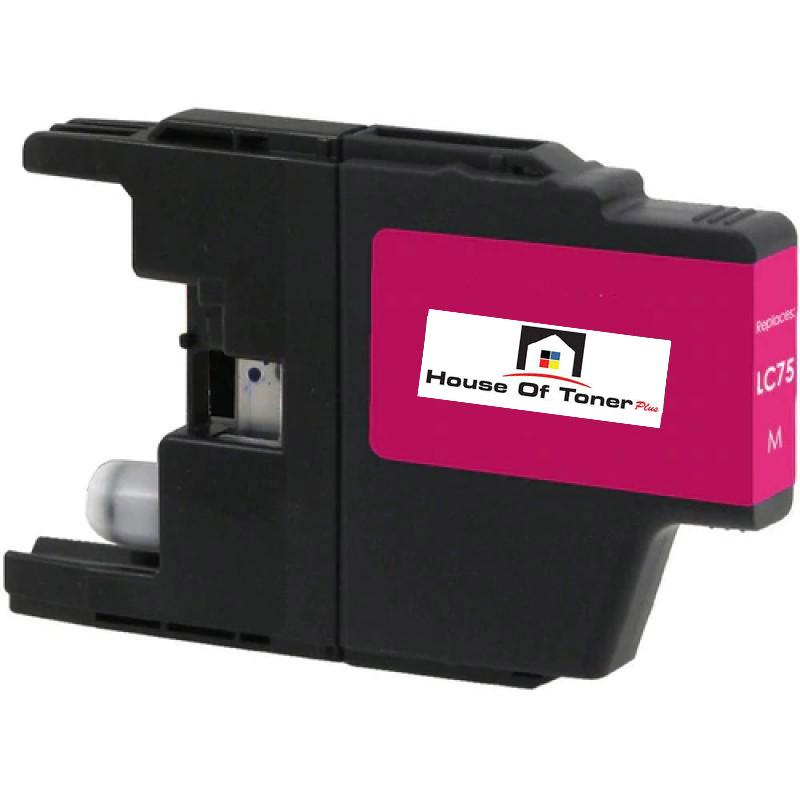 Compatible Ink Cartridge Replacement for BROTHER LC75M (LC-75M) Magenta (600 YLD) Compatible Ink Cartridge Replacement for BROTHER LC75M (LC-75M) Magenta (600 YLD)