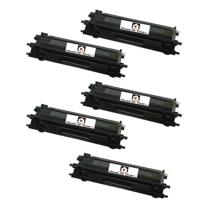 Compatible Toner Cartridge Replacement for BROTHER TN115BK (COMPATIBLE) 5 PACK Compatible Toner Cartridge Replacement for BROTHER TN115BK (COMPATIBLE) 5 PACK