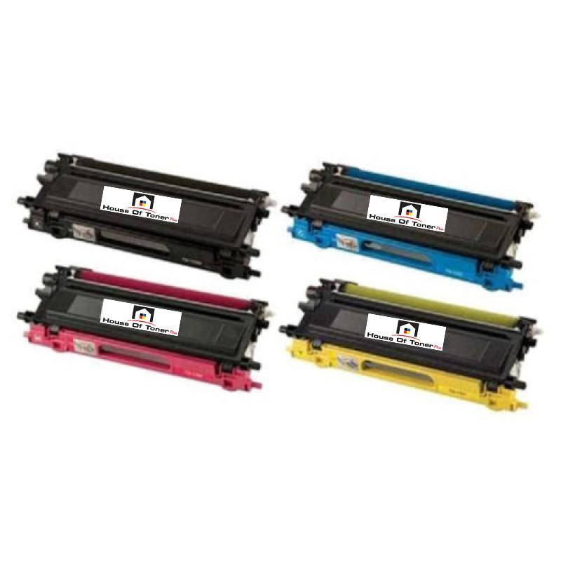Compatible Toner Cartridge Replacement for BROTHER 1) TN115BK/1) TN115C/1) TN115Y/1) TN115M (TN-115BK; TN-115C; TN-115M; TN-115Y) Black, Cyan, Magenta, Yellow (4 Pack) Compatible Toner Cartridge Replacement for BROTHER 1) TN115BK/1) TN115C/1) TN115Y/1) TN115M (TN-115BK; TN-115C; TN-115M; TN-115Y) Black, Cyan, Magenta, Yellow (4 Pack)