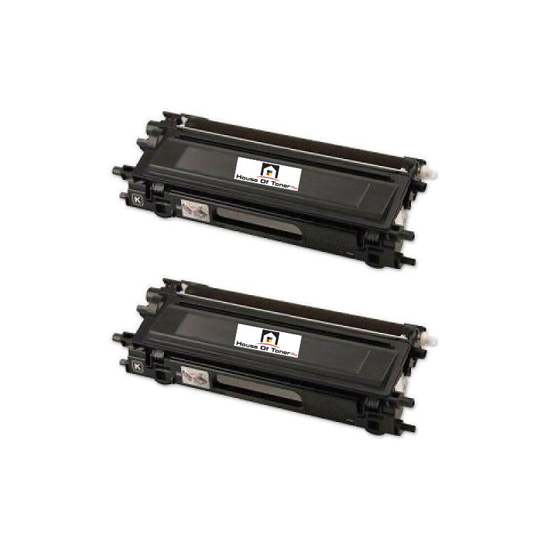 Compatible Toner Cartridge Replacement for BROTHER TN210BK (COMPATIBLE) 2 PACK Compatible Toner Cartridge Replacement for BROTHER TN210BK (COMPATIBLE) 2 PACK