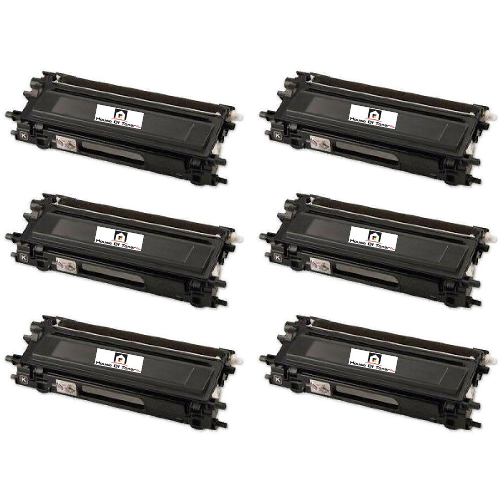 Compatible Toner Cartridge Replacement for BROTHER TN210BK (COMPATIBLE) 6 PACK Compatible Toner Cartridge Replacement for BROTHER TN210BK (COMPATIBLE) 6 PACK