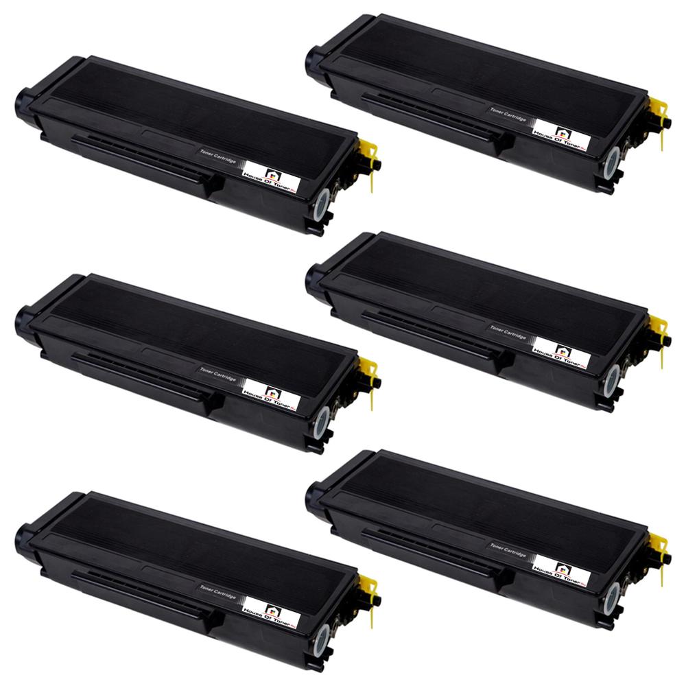 Compatible Toner Cartridge Replacement for BROTHER TN580 (COMPATIBLE) 6 PACK Compatible Toner Cartridge Replacement for BROTHER TN580 (COMPATIBLE) 6 PACK
