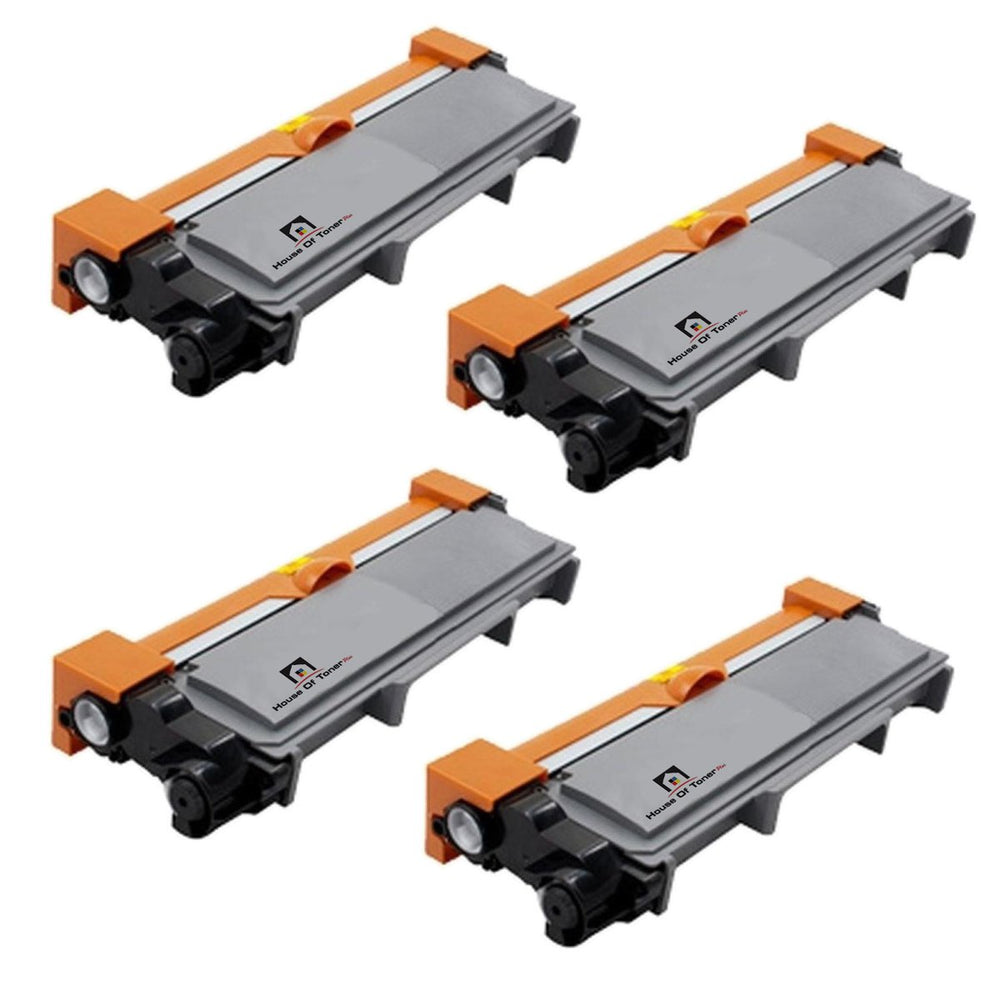 Compatible Toner Cartridge Replacement for BROTHER TN660 (COMPATIBLE) 4 PACK