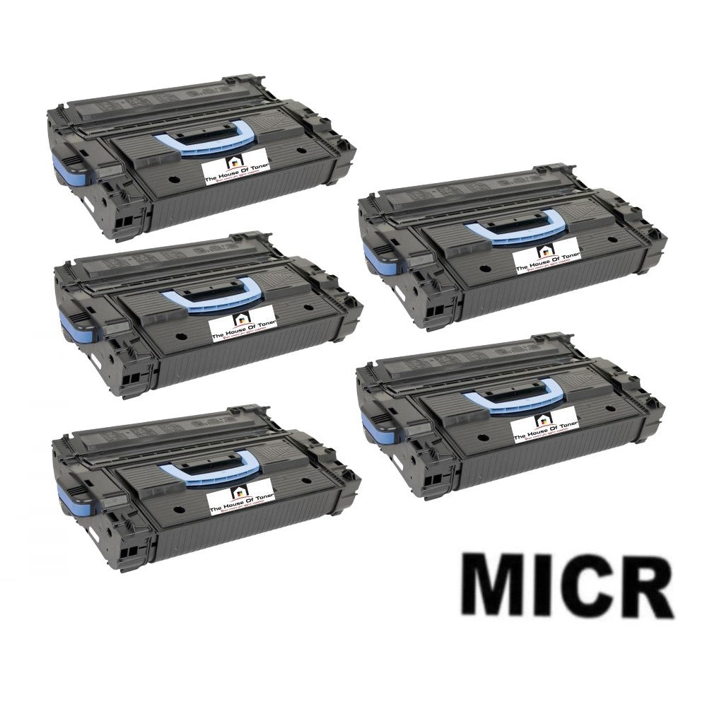 Compatible Toner Cartridge Replacement For HP C8543X (43X) High Yield Black (30K YLD) 5-Pack W/Micr Compatible Toner Cartridge Replacement For HP C8543X (43X) High Yield Black (30K YLD) 5-Pack W/Micr