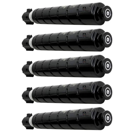 Compatible Toner Cartridge Replacement for CANON 0481C003AA (GPR-55) COMPATIBLE (5-PACK)