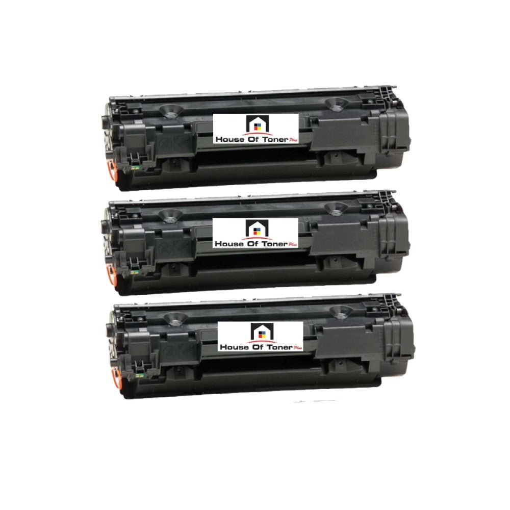Compatible Toner Cartridge Replacement For HP CB435A (35A) Black (1.5K) 3-Pack Compatible Toner Cartridge Replacement For HP CB435A (35A) Black (1.5K) 3-Pack