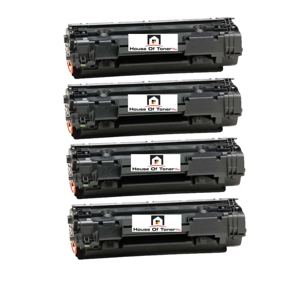 Compatible Toner Cartridge Replacement For HP CB435A (35A) Black (1.5K) 4-Pack Compatible Toner Cartridge Replacement For HP CB435A (35A) Black (1.5K) 4-Pack