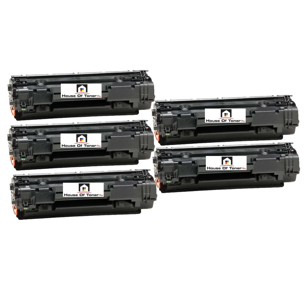 Compatible Toner Cartridge Replacement For HP CB435A (35A) Black (1.5K) 5-Pack Compatible Toner Cartridge Replacement For HP CB435A (35A) Black (1.5K) 5-Pack