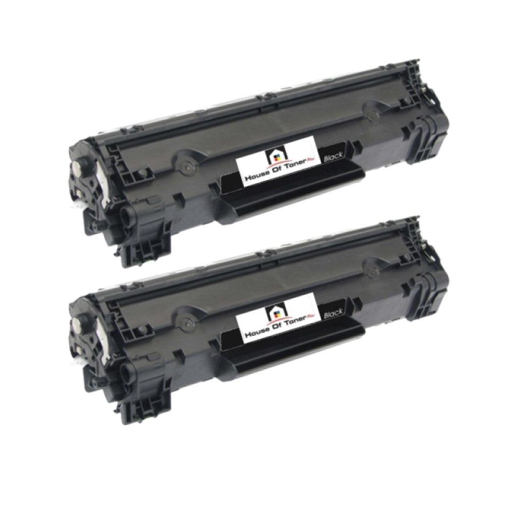Compatible Toner Cartridge Replacement For HP CB436A (36A) Black (2K YLD) 2-Pack Compatible Toner Cartridge Replacement For HP CB436A (36A) Black (2K YLD) 2-Pack