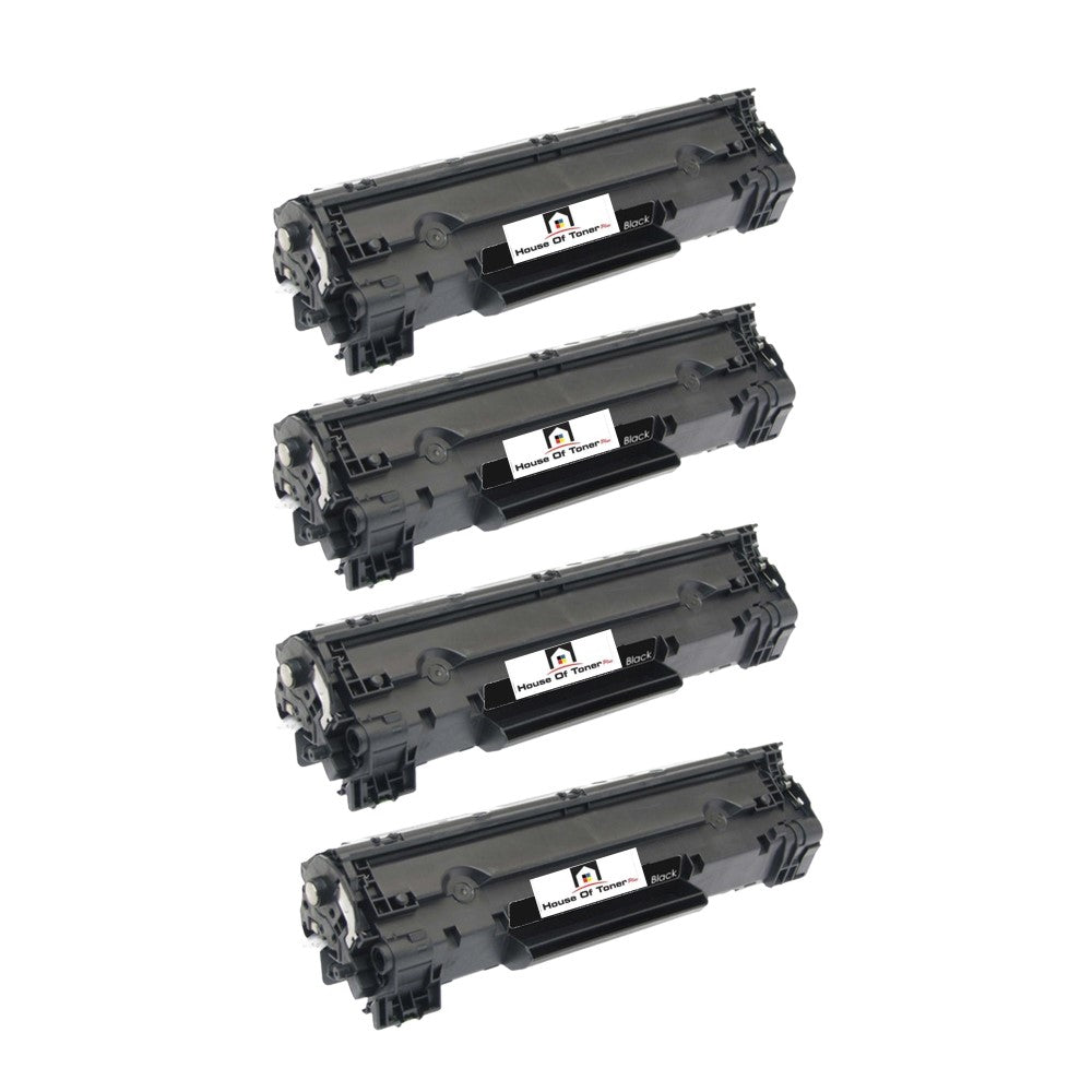 Compatible Toner Cartridge Replacement For HP CB436A (36A) Black (2K YLD) 4-Pack Compatible Toner Cartridge Replacement For HP CB436A (36A) Black (2K YLD) 4-Pack
