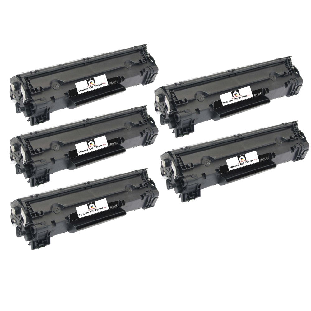 Compatible Toner Cartridge Replacement For HP CB436A (36A) Black (2K YLD) 5-Pack Compatible Toner Cartridge Replacement For HP CB436A (36A) Black (2K YLD) 5-Pack