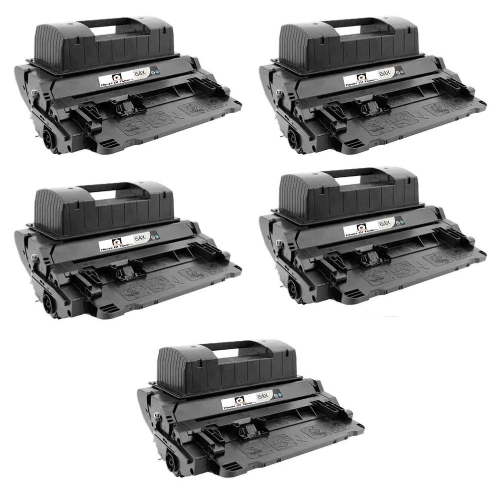 Compatible Toner Cartridge Replacement for HP CC364X (64X) High Yield Black (5-Pack) Barcode Compatible Toner Cartridge Replacement for HP CC364X (64X) High Yield Black (5-Pack) Barcode