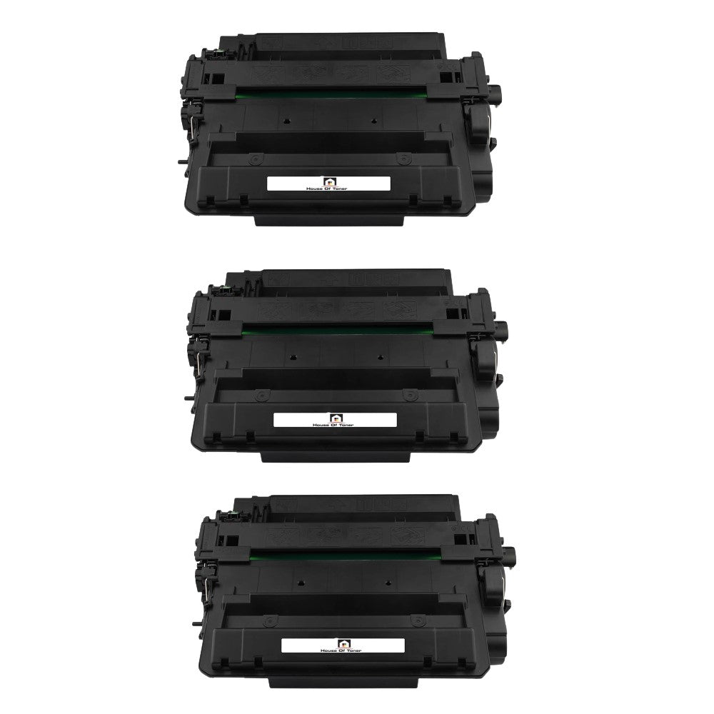 Compatible Toner Cartridge Replacement for HP CE255X (55X) High Yield Black (15K YLD) 3-Pack Compatible Toner Cartridge Replacement for HP CE255X (55X) High Yield Black (15K YLD) 3-Pack