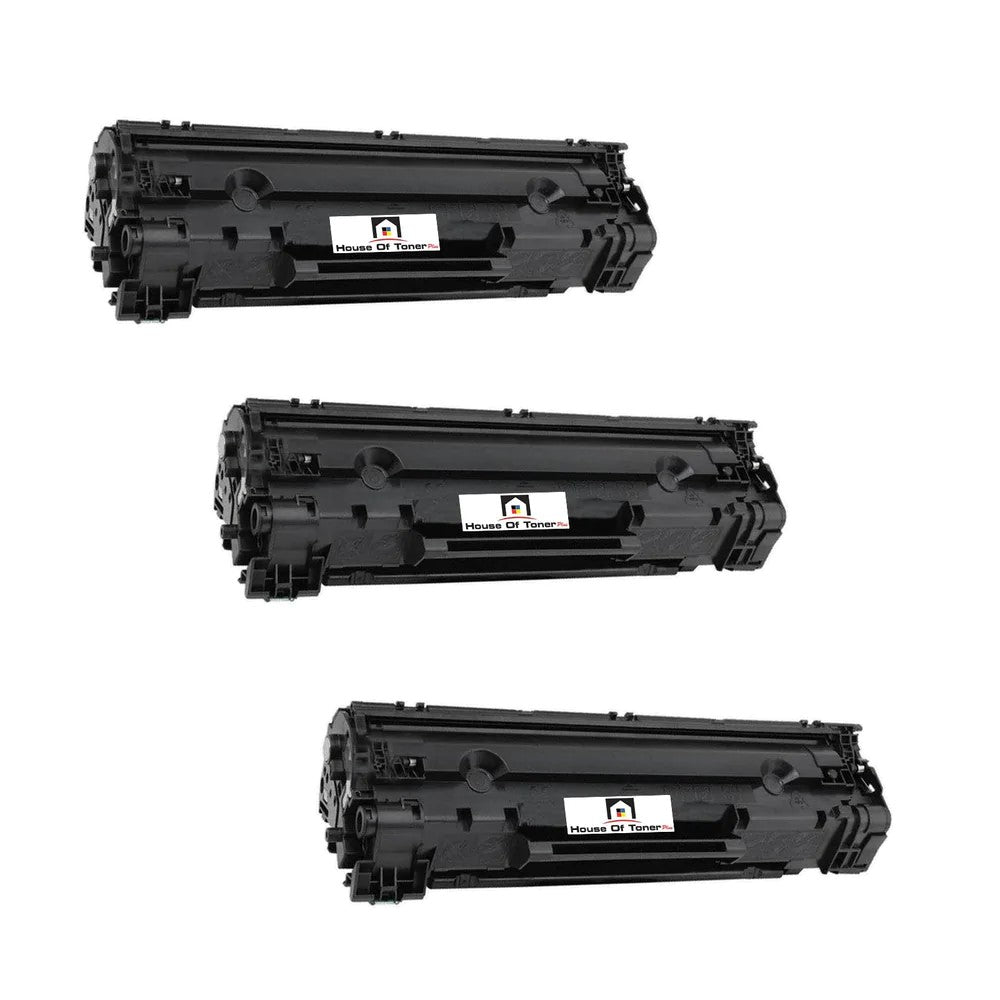 Compatible Toner Cartridge Replacement for HP CE285A (85A) Black (3K) Jumbo (3-Pack) Compatible Toner Cartridge Replacement for HP CE285A (85A) Black (3K) Jumbo (3-Pack)
