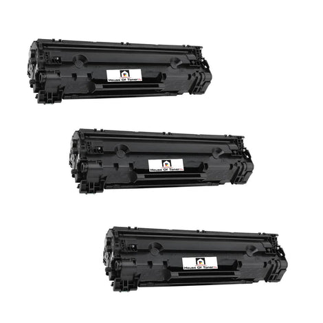 Compatible Toner Cartridge Replacement for HP CE285A (85A) Black (3K) Jumbo (3-Pack)