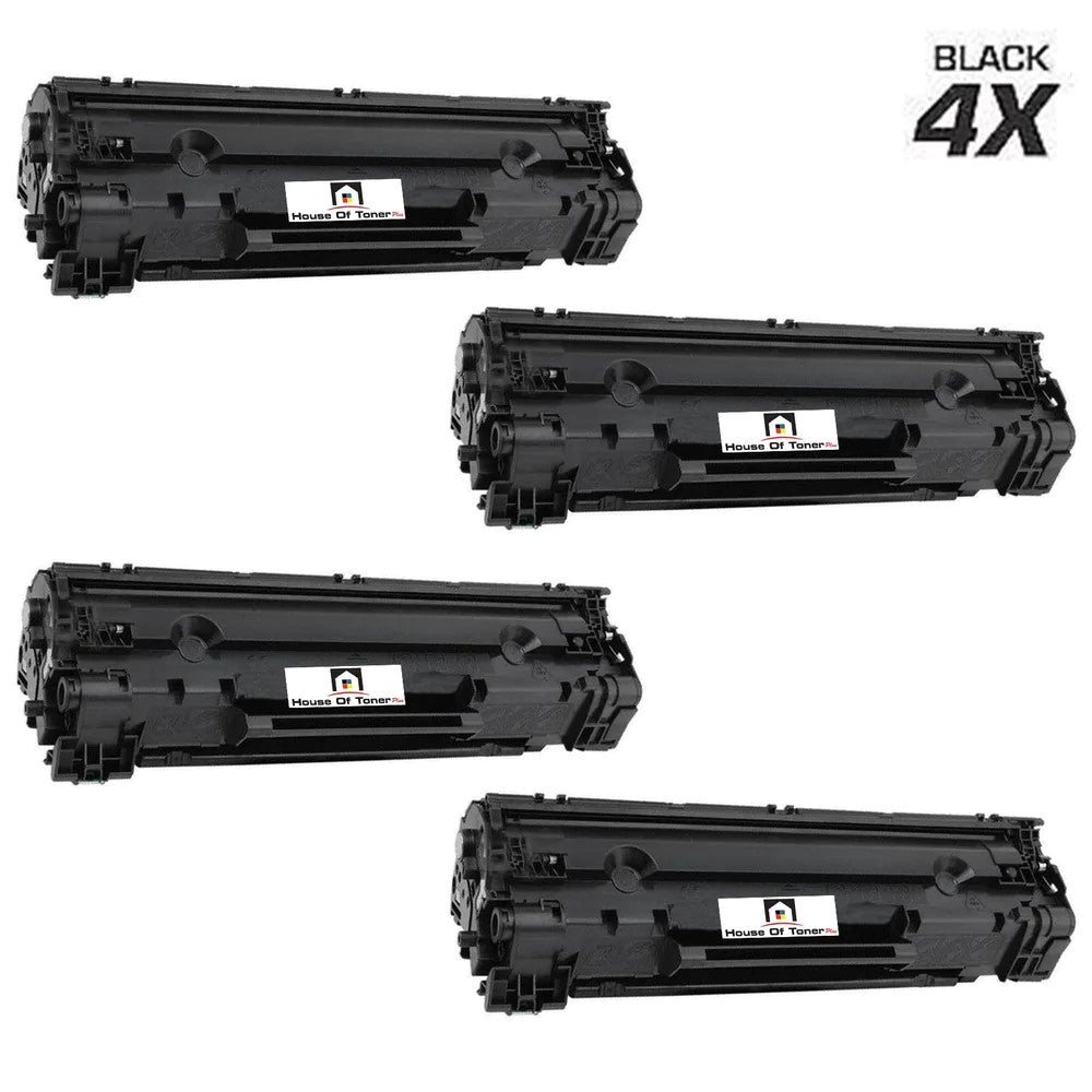Compatible Toner Cartridge Replacement for HP CE278AJ (78A) Black (3.1K YLD) Jumbo (4-Pack) Compatible Toner Cartridge Replacement for HP CE278AJ (78A) Black (3.1K YLD) Jumbo (4-Pack)