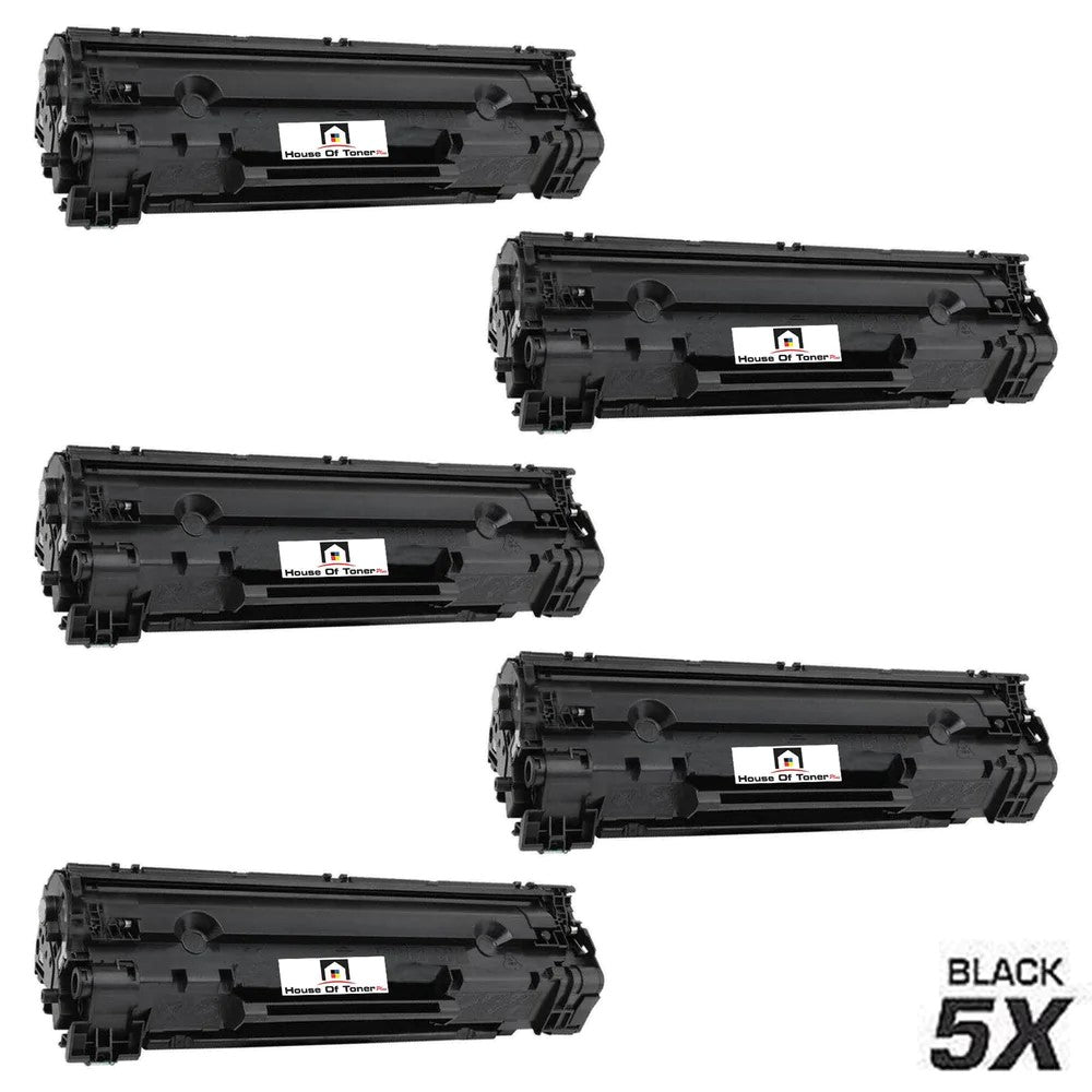 Compatible Toner Cartridge Replacement for HP CE278AJ (78A) Black (3.1K YLD) Jumbo (5-Pack) Compatible Toner Cartridge Replacement for HP CE278AJ (78A) Black (3.1K YLD) Jumbo (5-Pack)