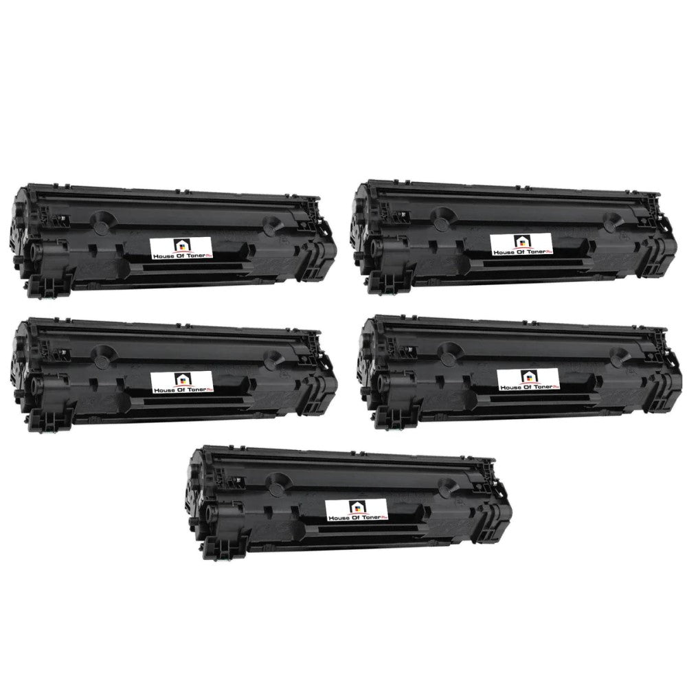Compatible Toner Cartridge Replacement for HP CE285A (85A) Black (3K) Jumbo (5-Pack) Compatible Toner Cartridge Replacement for HP CE285A (85A) Black (3K) Jumbo (5-Pack)