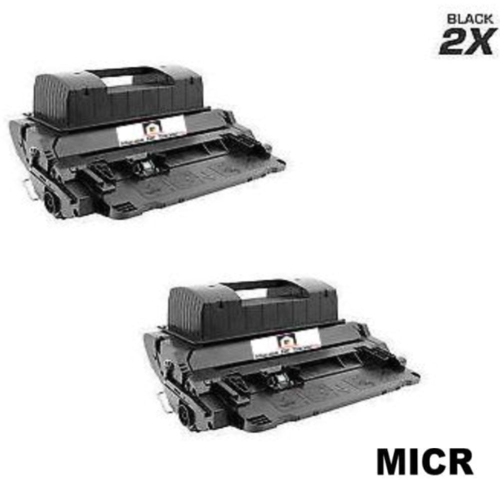 Compatible Toner Cartridge Replacement for HP CE390X (90X) Black (24K YLD) 2-Pack (W/MICR) Compatible Toner Cartridge Replacement for HP CE390X (90X) Black (24K YLD) 2-Pack (W/MICR)