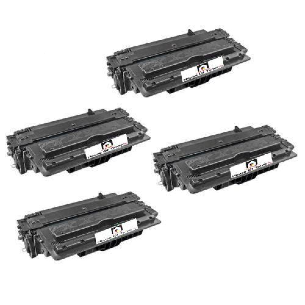 Compatible Toner Cartridge Replacement for HP CF214X (14X) High Yield Black (17.5K YLD) 4-Pack Compatible Toner Cartridge Replacement for HP CF214X (14X) High Yield Black (17.5K YLD) 4-Pack
