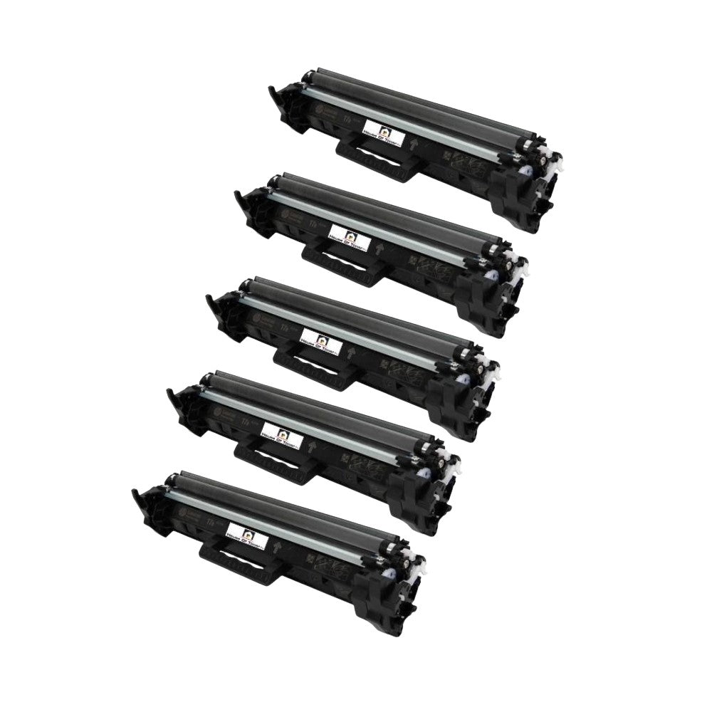 Compatible Toner Cartridge Replacement for HP CF217A (17A) Black (1.6K YLD) 5-Pack (W/MICR) Compatible Toner Cartridge Replacement for HP CF217A (17A) Black (1.6K YLD) 5-Pack (W/MICR)