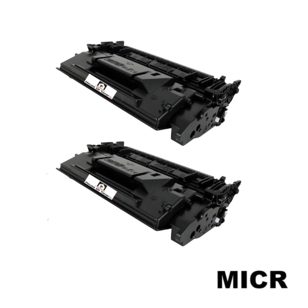 Compatible Toner Cartridge Replacement for HP CF226X (26X) High Yield Black (9K YLD) 2-Pack (W/MICR) Compatible Toner Cartridge Replacement for HP CF226X (26X) High Yield Black (9K YLD) 2-Pack (W/MICR)