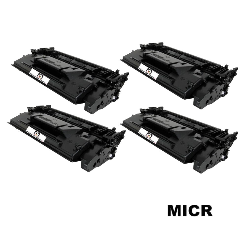 Compatible Toner Cartridge Replacement for HP CF226X (26X) High Yield Black (9K YLD) 4-Pack (W/MICR) Compatible Toner Cartridge Replacement for HP CF226X (26X) High Yield Black (9K YLD) 4-Pack (W/MICR)