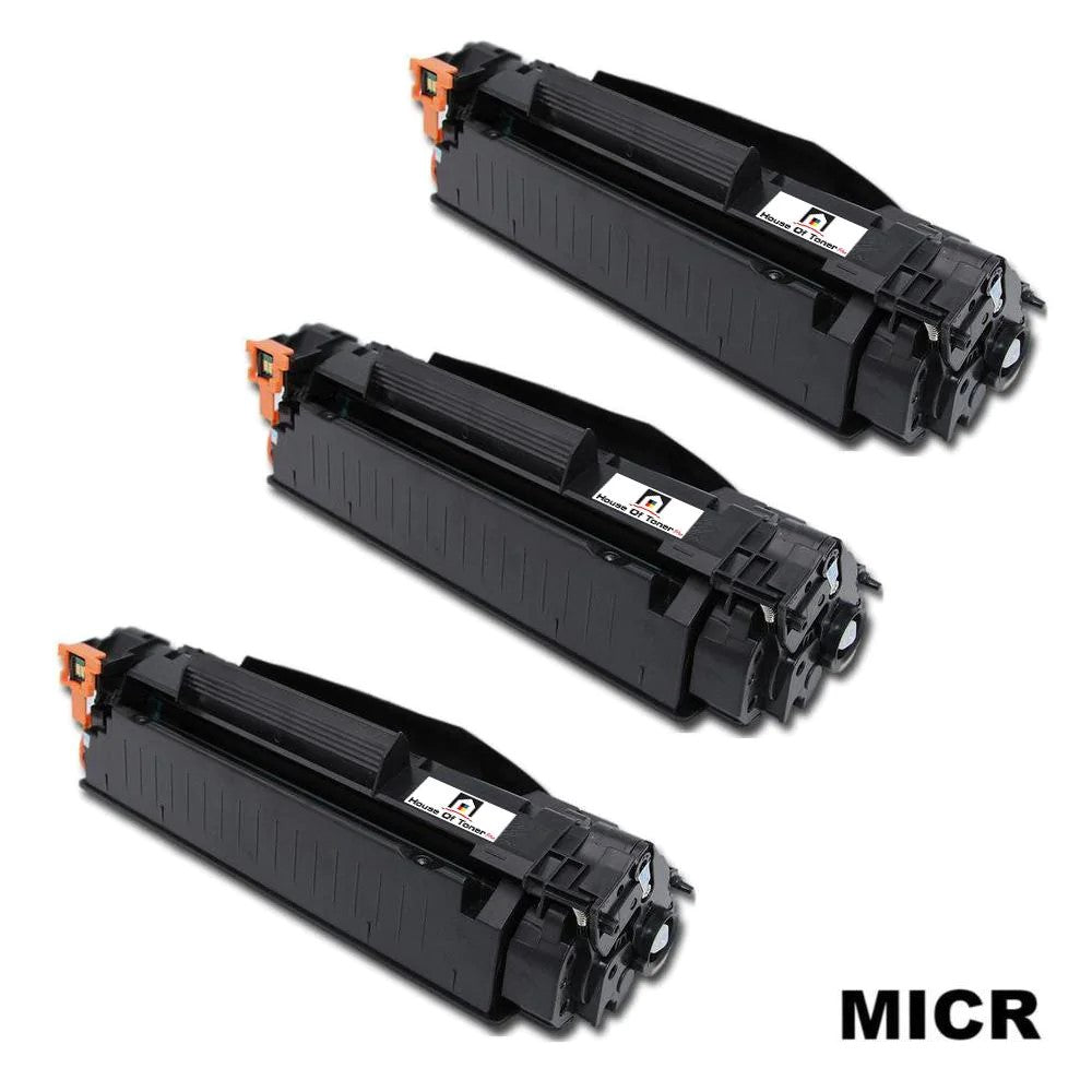 Compatible Toner Cartridge Replacement for HP CF230A (30A) Black (3-Pack) W/MICR Compatible Toner Cartridge Replacement for HP CF230A (30A) Black (3-Pack) W/MICR