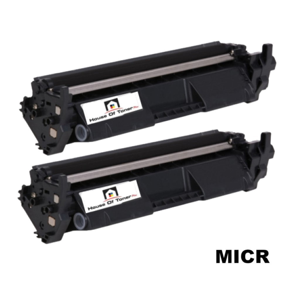 Compatible Toner Cartridge Replacement for HP CF230X (30X) Black (3.5K) 2-Pack (W/MICR) Compatible Toner Cartridge Replacement for HP CF230X (30X) Black (3.5K) 2-Pack (W/MICR)