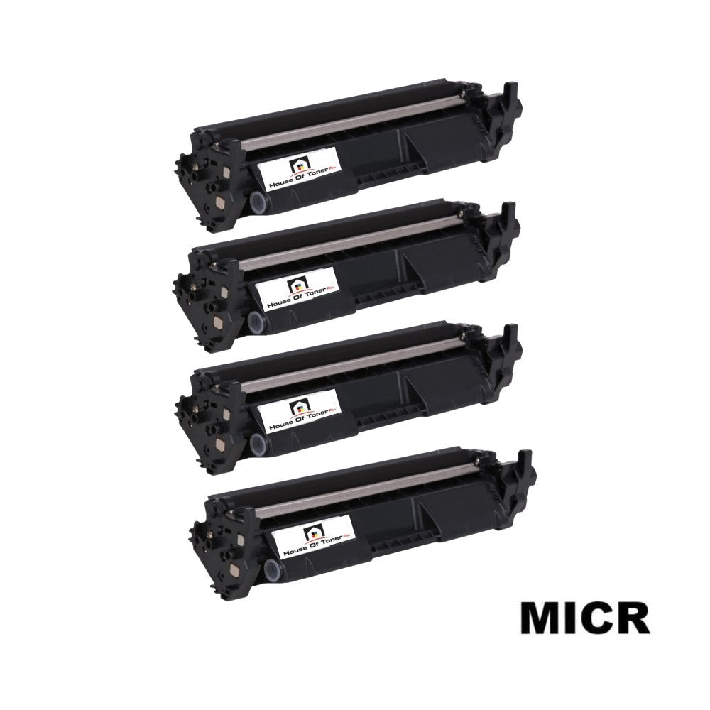 Compatible Toner Cartridge Replacement for HP CF230X (30X) Black (3.5K) 4-Pack (W/MICR) Compatible Toner Cartridge Replacement for HP CF230X (30X) Black (3.5K) 4-Pack (W/MICR)