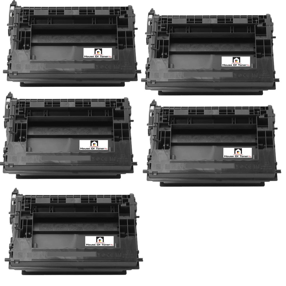 Compatible Toner Cartridge Replacement for HP CF237X (37X) High Yield Black (25K YLD) 5-Pack Compatible Toner Cartridge Replacement for HP CF237X (37X) High Yield Black (25K YLD) 5-Pack