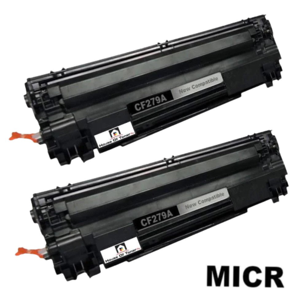 Compatible Toner Cartridge Replacement for HP CF279A (79A) Black (1K YLD) W/Micr (2-Pack) Compatible Toner Cartridge Replacement for HP CF279A (79A) Black (1K YLD) W/Micr (2-Pack)