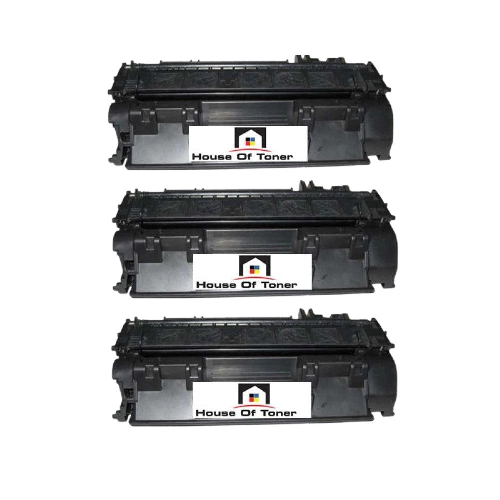 Compatible Toner Cartridge Replacement for HP CF280A (80A) Black (2.5K YLD) 3-Pack Compatible Toner Cartridge Replacement for HP CF280A (80A) Black (2.5K YLD) 3-Pack