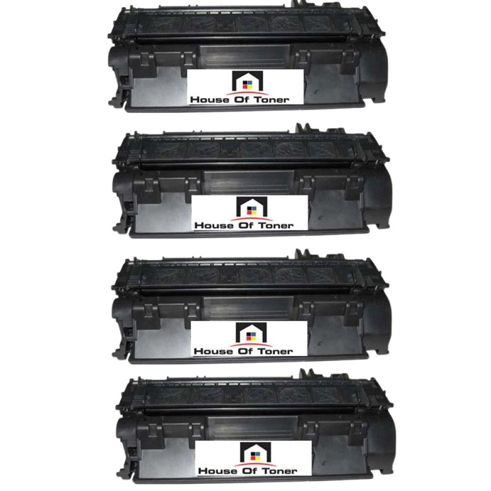 Compatible Toner Cartridge Replacement for HP CF280A (80A) Black (2.5K YLD) 4-Pack Compatible Toner Cartridge Replacement for HP CF280A (80A) Black (2.5K YLD) 4-Pack