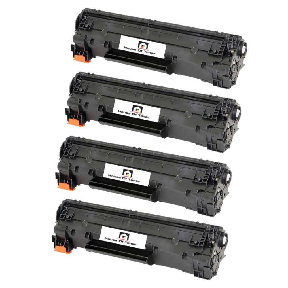 Compatible Toner Cartridge Replacement For HP CF283A (83A) Black (1.5K YLD) 4-Pack Compatible Toner Cartridge Replacement For HP CF283A (83A) Black (1.5K YLD) 4-Pack