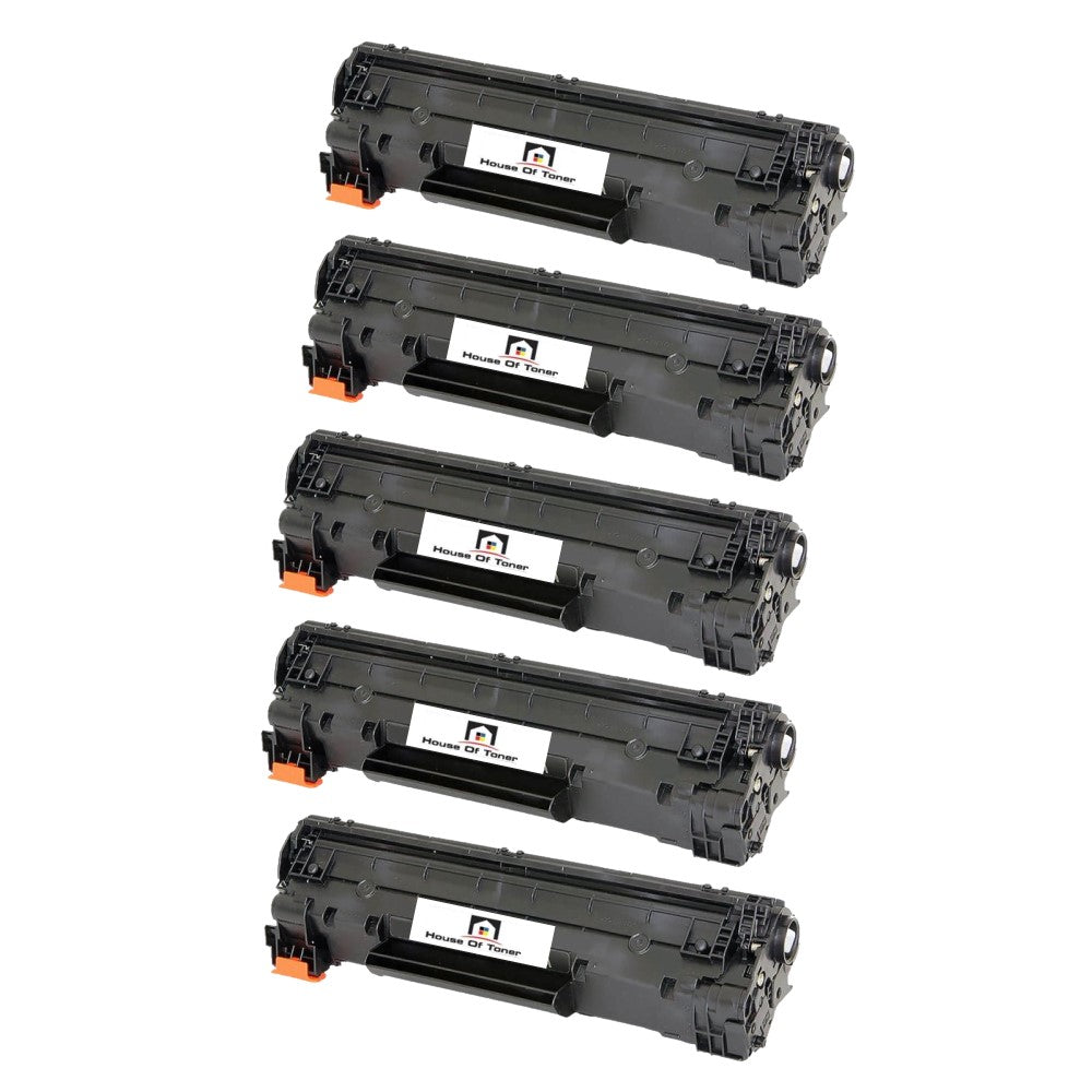 Compatible Toner Cartridge Replacement for HP CF283X (83X) High Yield Black (2.2K YLD) 5-Pack Compatible Toner Cartridge Replacement for HP CF283X (83X) High Yield Black (2.2K YLD) 5-Pack