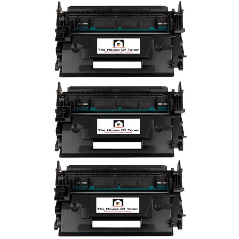 Compatible Toner Cartridge Replacement For HP CF287X (87X) High Yield Black (18K YLD) 3-Pack